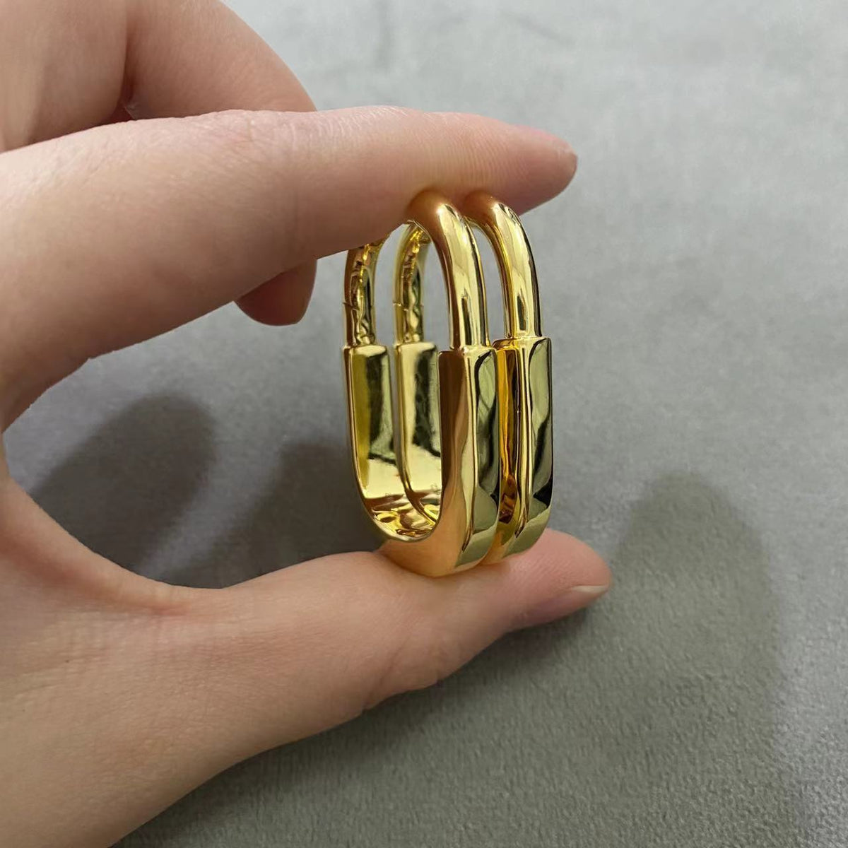 [Resenara Jewelry]LOCK MEDIUM EARRINGS