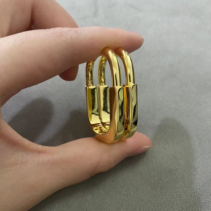 [Resenara Jewelry]LOCK MEDIUM EARRINGS