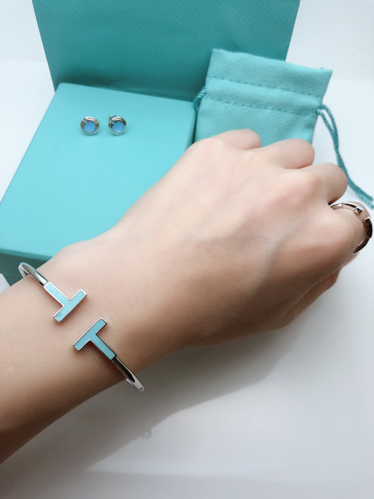 [Resenara Jewelry]T SMALL TURQUOISE SILVER RING