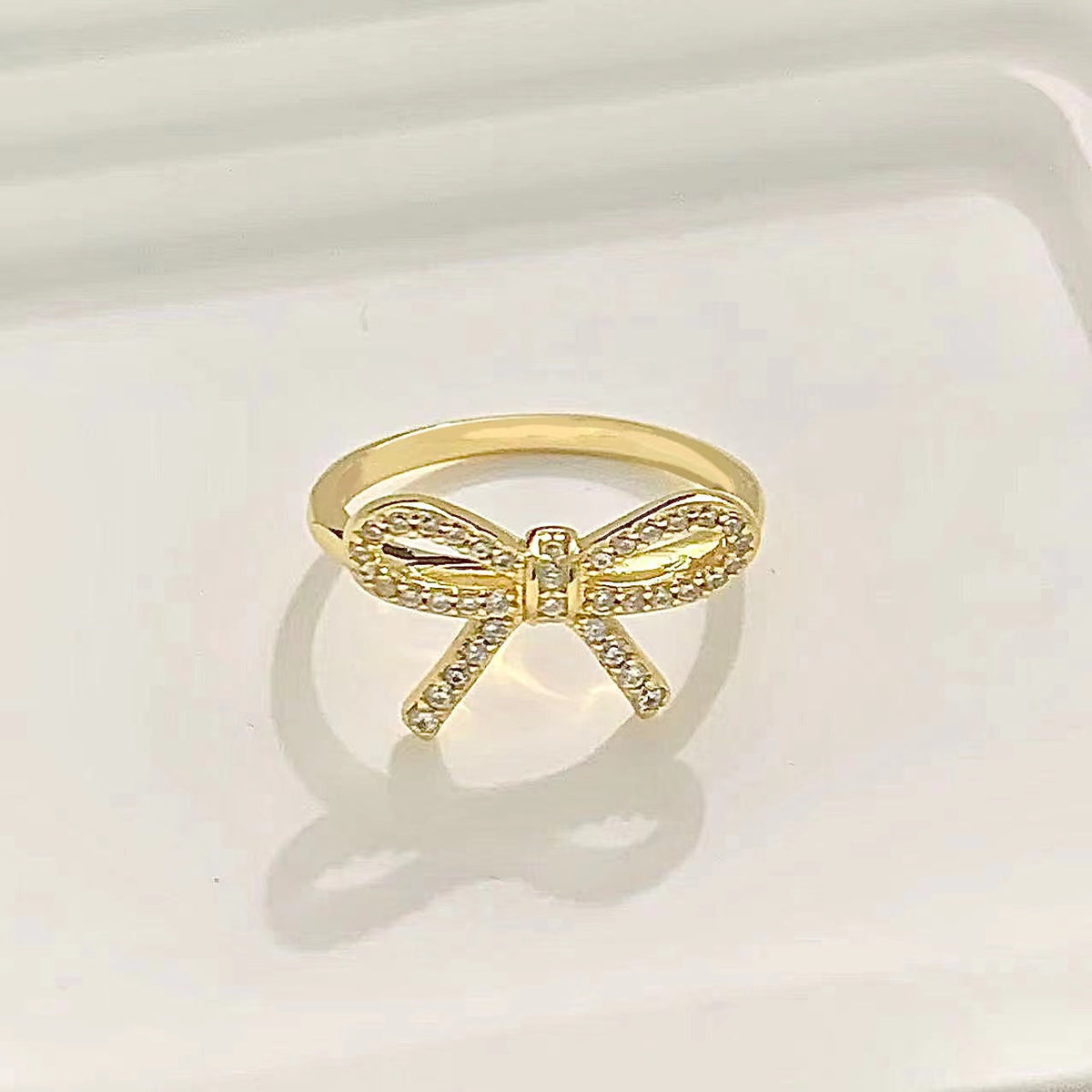 [Resenara Jewelry]TWIST BOW RING