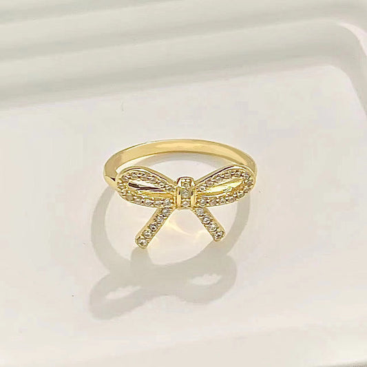 [Resenara Jewelry]TWIST BOW RING