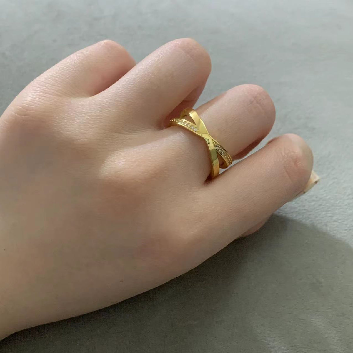 [Resenara Jewelry]ATLAS X DIAMOND RING