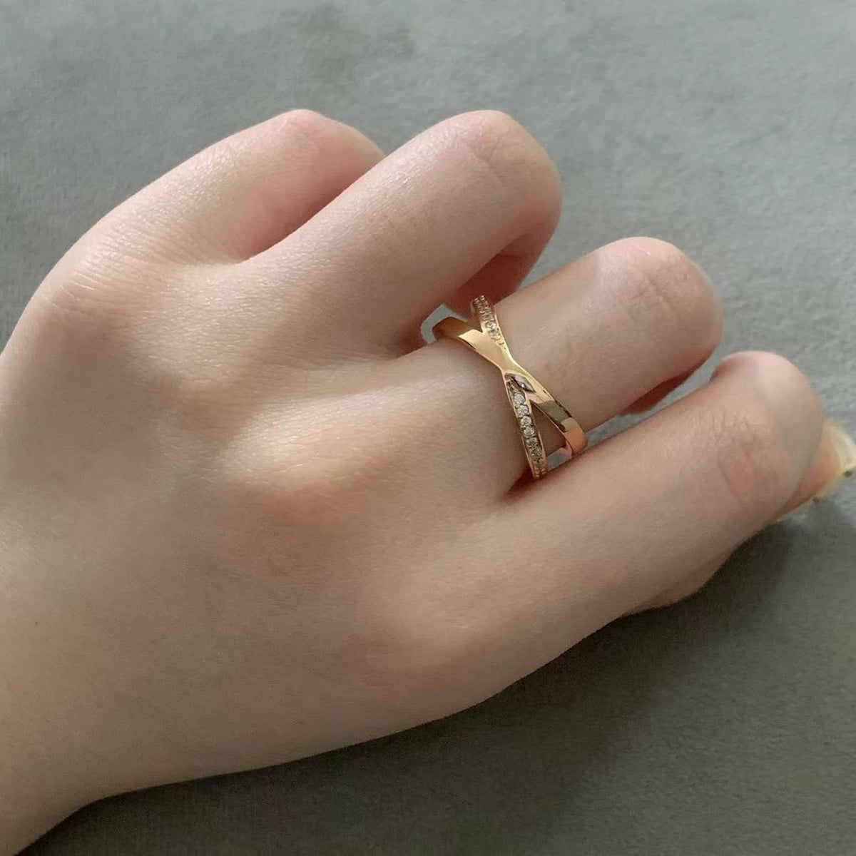 [Resenara Jewelry]ATLAS X DIAMOND RING