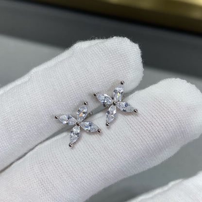 [Resenara Jewelry]VICTORIA SILVER DIAMOND STUD MINI EARRINGS