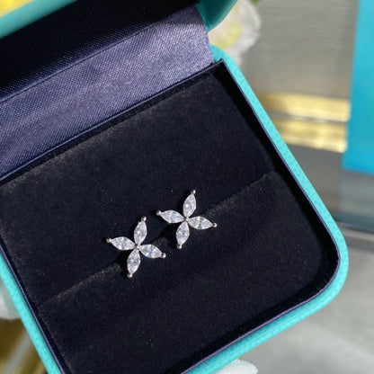 [Resenara Jewelry]VICTORIA SILVER DIAMOND STUD MINI EARRINGS