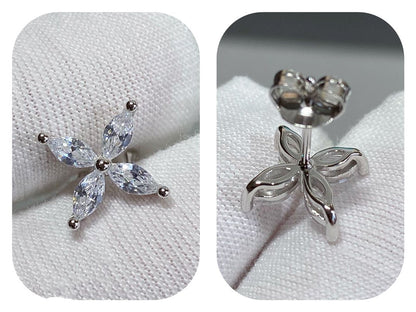 [Resenara Jewelry]VICTORIA SILVER DIAMOND STUD MINI EARRINGS
