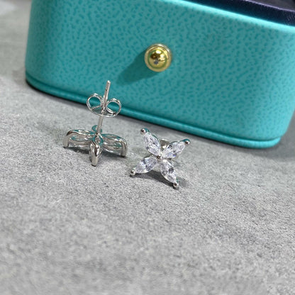 [Resenara Jewelry]VICTORIA SILVER DIAMOND STUD MINI EARRINGS