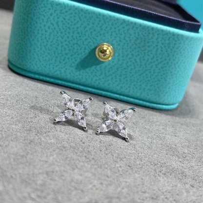 [Resenara Jewelry]VICTORIA SILVER DIAMOND STUD MINI EARRINGS
