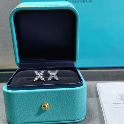 [Resenara Jewelry]VICTORIA SILVER DIAMOND STUD MINI EARRINGS