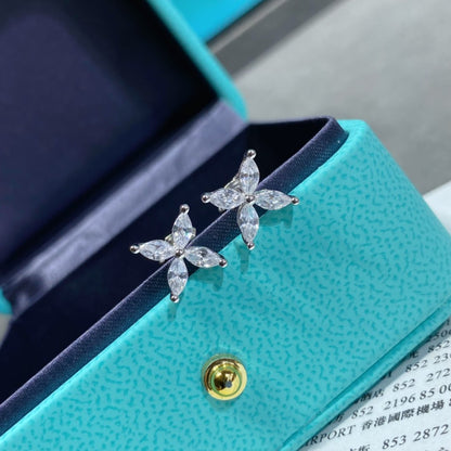 [Resenara Jewelry]VICTORIA SILVER DIAMOND STUD MINI EARRINGS