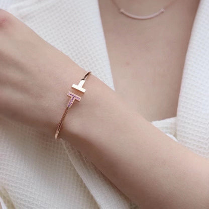 [Resenara Jewelry]T PINK GOLD PINK DIAMOND BRACELET