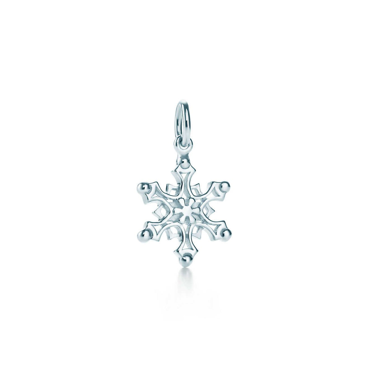 [Resenara Jewelry]STERLING SILVER SNOWFLAKE PENDANT NECKLACE