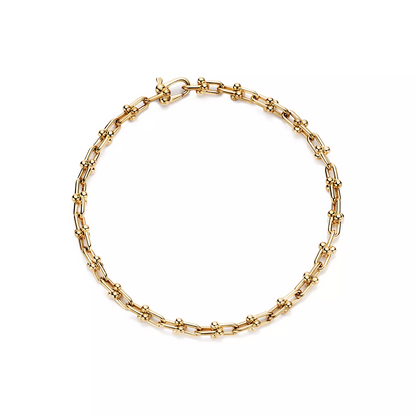 [Resenara Jewelry]HARDWEAR MICRO LINK 44 MOTIF GOLD BRACELET