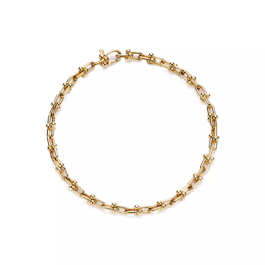 [Resenara Jewelry]HARDWEAR MICRO LINK 44 MOTIF GOLD BRACELET