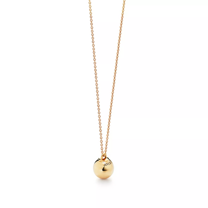 [Resenara Jewelry]BALL PENDANT 12.75MM NECKLACE