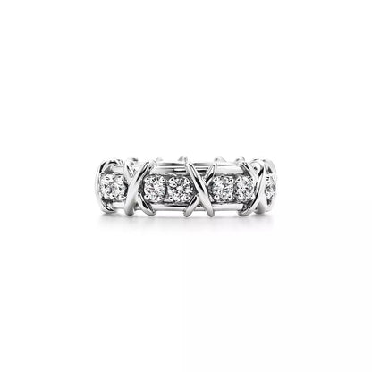 [Resenara Jewelry]SIXTEEN STONE SILVER RING