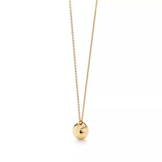 [Resenara Jewelry]BALL PENDANT 12.75MM NECKLACE