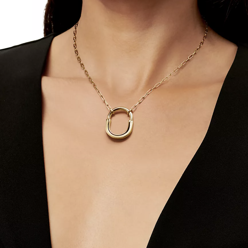 [Resenara Jewelry]LOCK NECKLACE GOLD