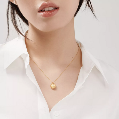 [Resenara Jewelry]BALL PENDANT 12.75MM NECKLACE