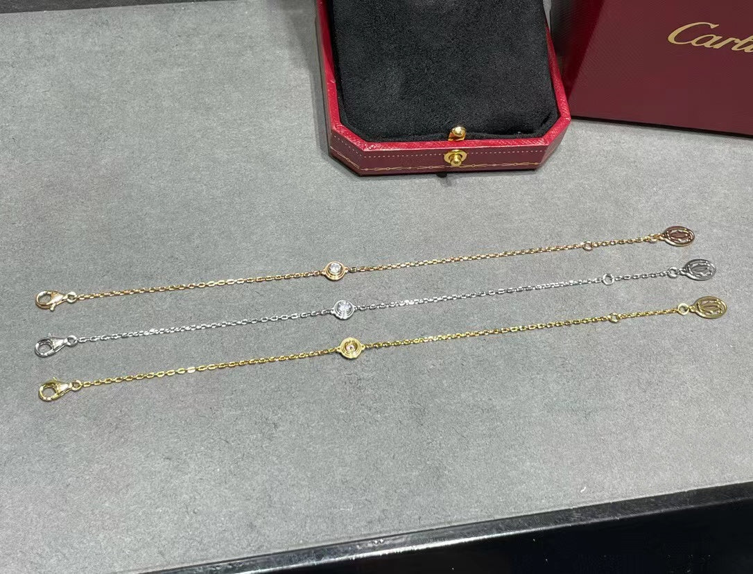 [Resenara Jewelry]DIAMOND STERLING SILVER AQUAMARINE BUBBLE BRACELET
