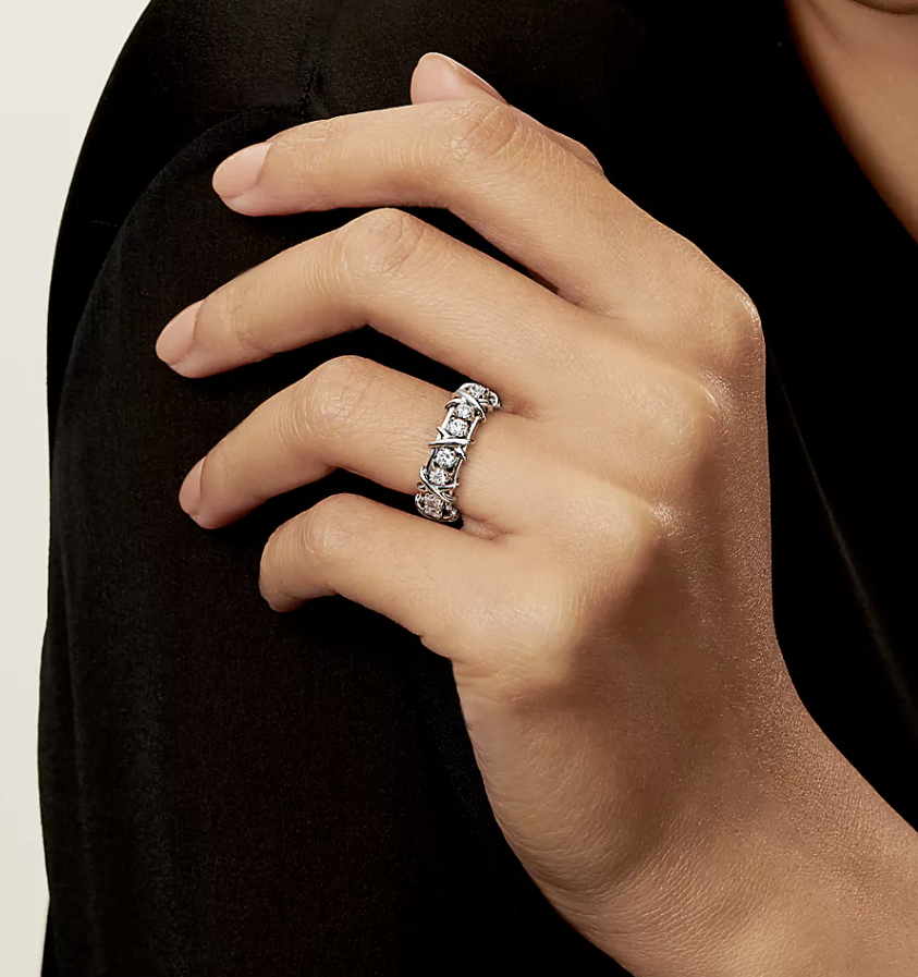 [Resenara Jewelry]SIXTEEN STONE SILVER RING