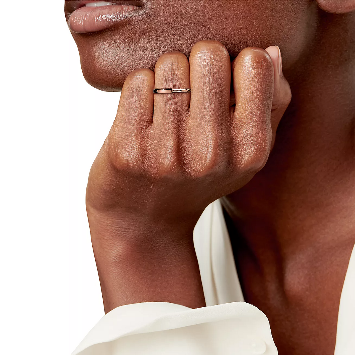 [Resenara Jewelry]LOCK RING PINK GOLD