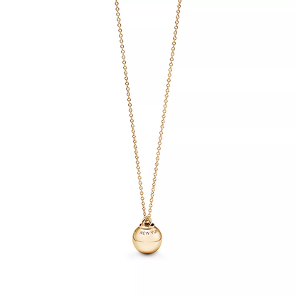[Resenara Jewelry]BALL PENDANT 12.75MM NECKLACE