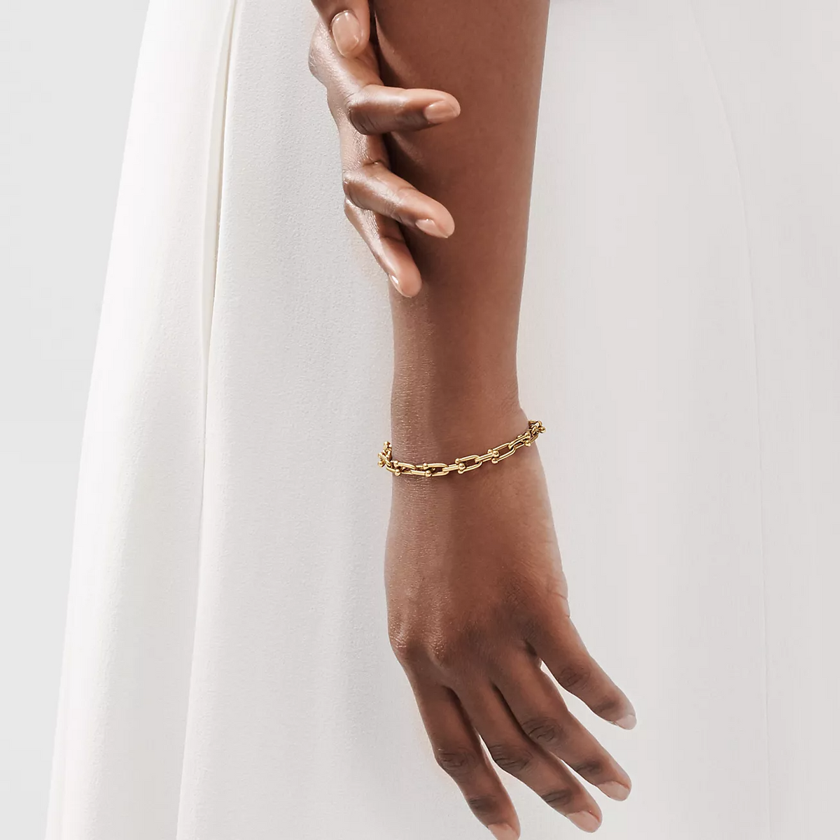 [Resenara Jewelry]HARDWEAR SMALL LINK 26 MOTIF GOLD BRACELET