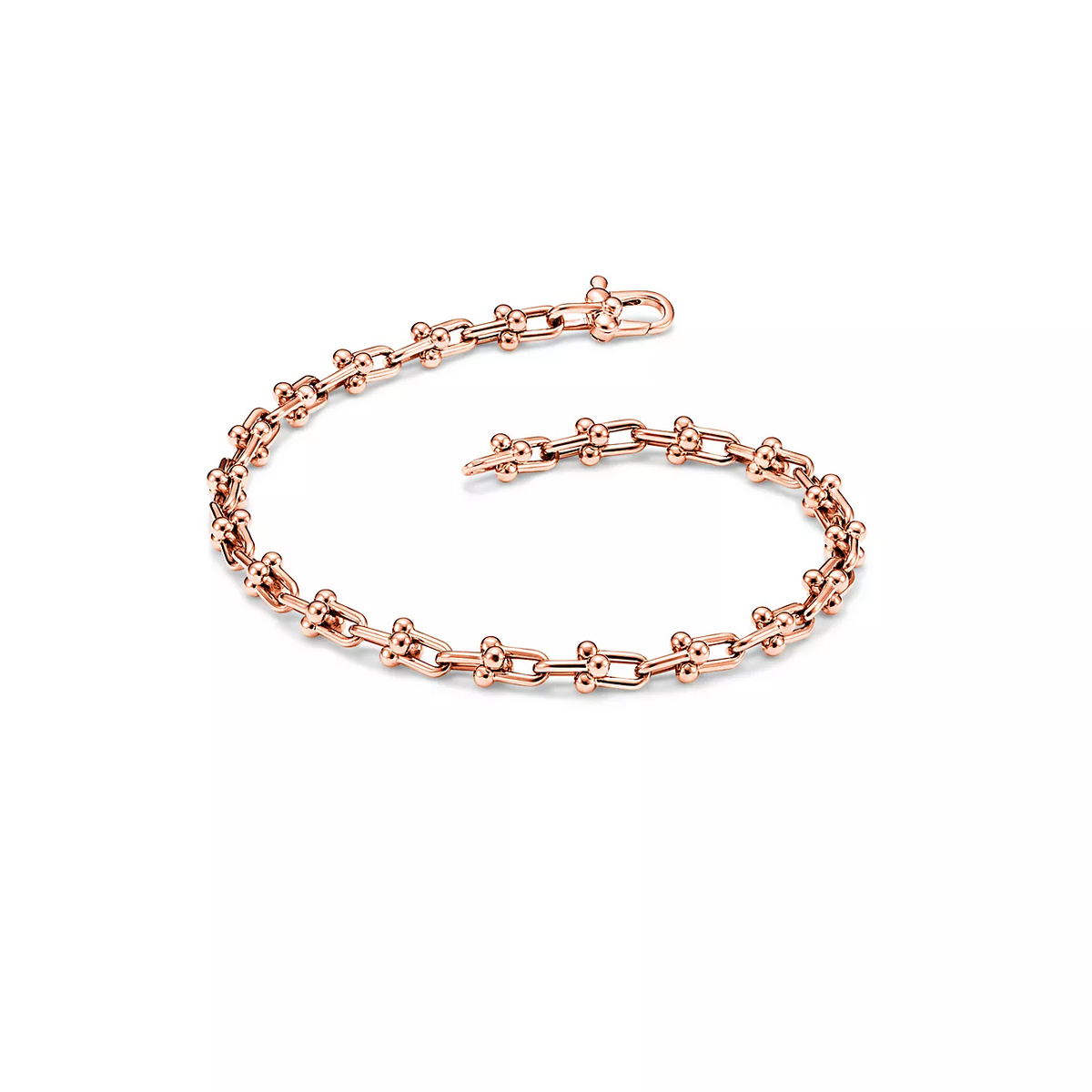 [Resenara Jewelry]HARDWEAR MICRO LINK 44 MOTIF PINK GOLD BRACELET