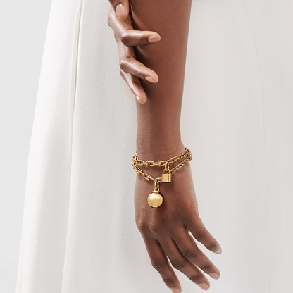 [Resenara Jewelry]HARDWEAR SMALL WRAP GOLD BRACELET