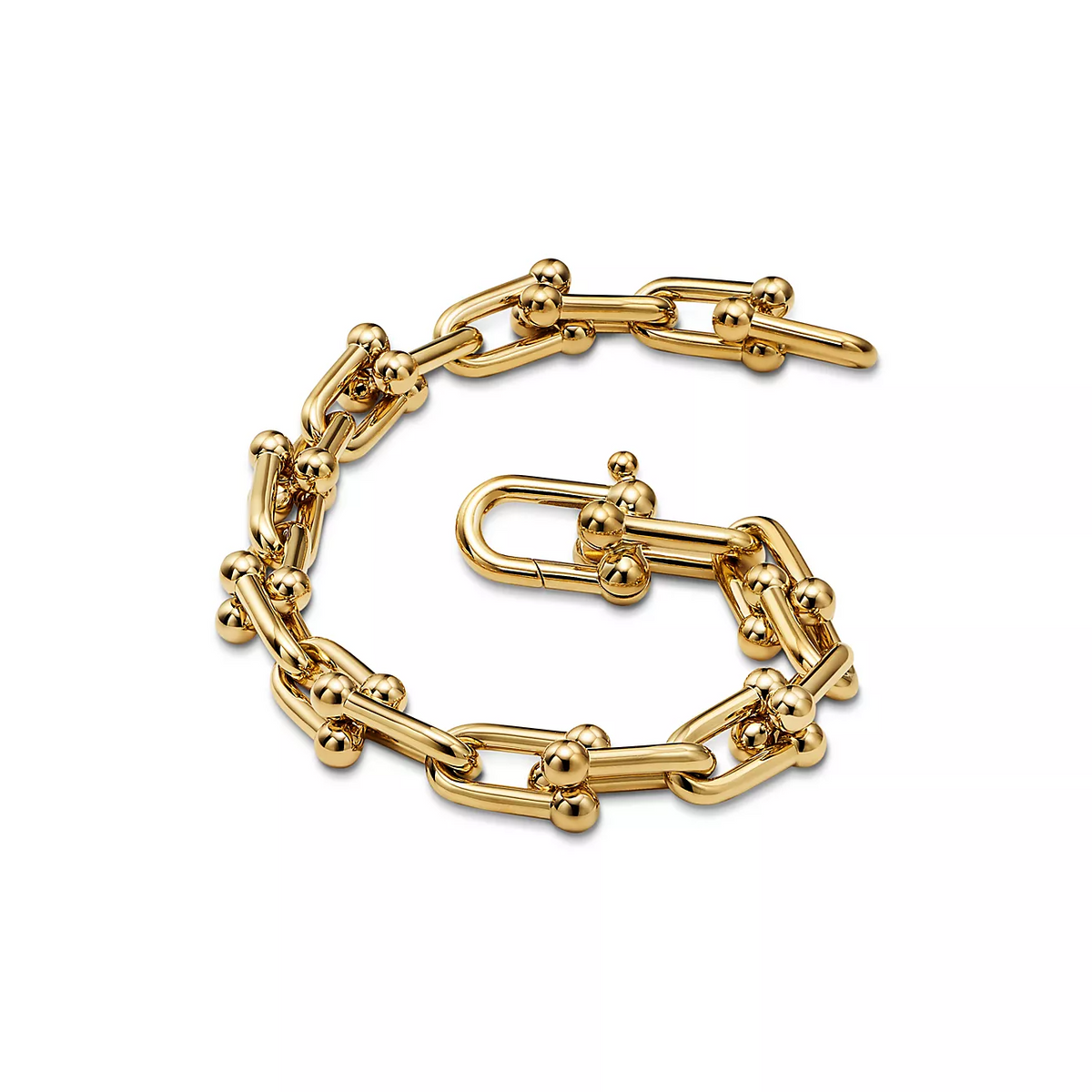 [Resenara Jewelry]HARDWEAR MEDIUM LINK 20 MOTIF GOLD BRACELET