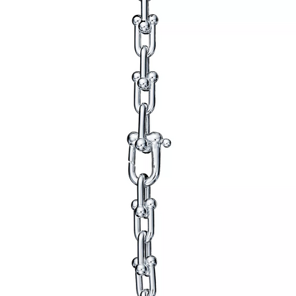 [Resenara Jewelry]HARDWEAR SMALL LINK 26 MOTIF SILVER BRACELET