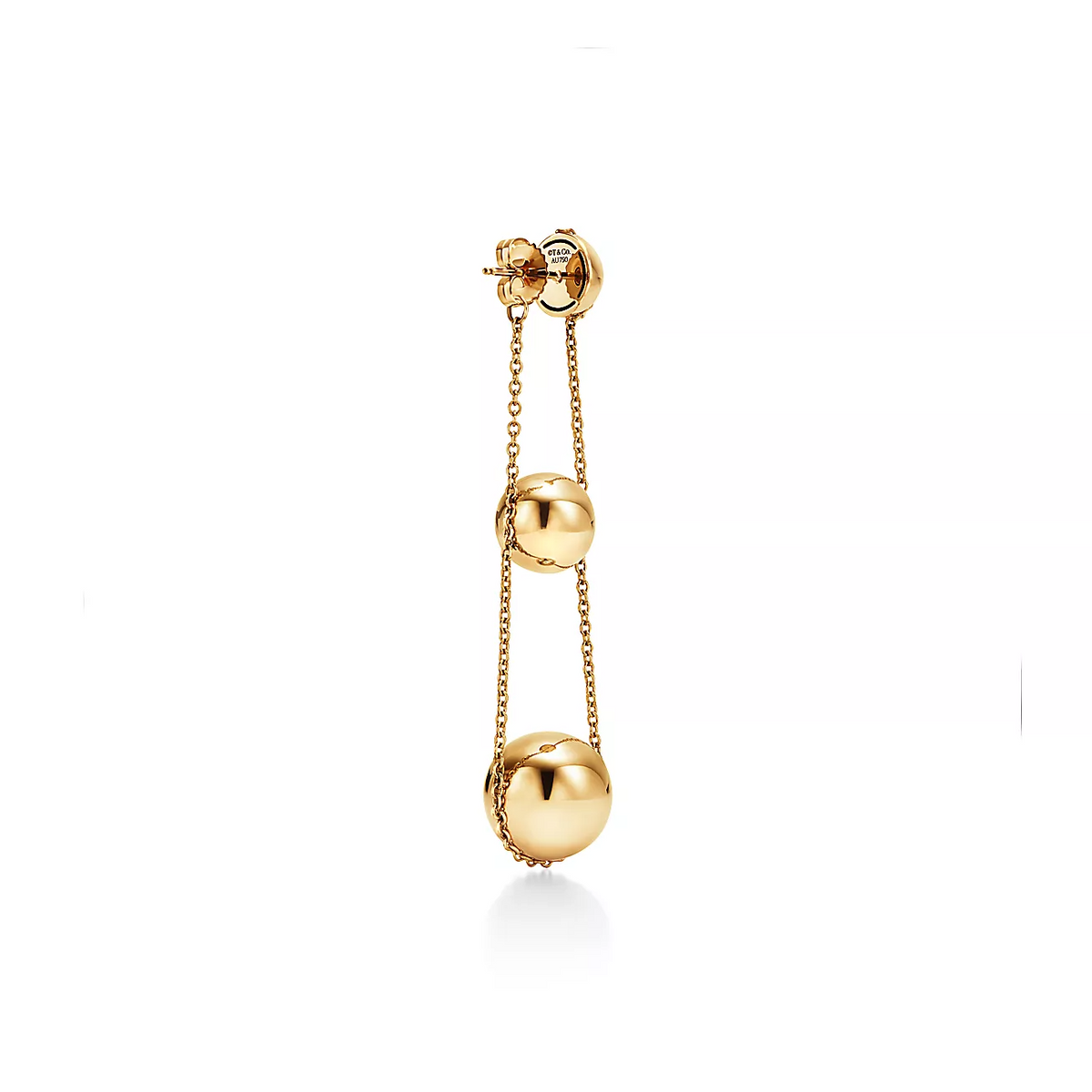 [Resenara Jewelry]TRIPLE DROP GOLD EARRINGS
