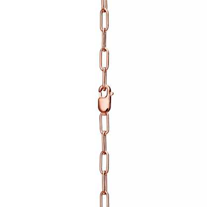 [Resenara Jewelry]LOCK NECKLACE MEDIUM PENDANT PINK GOLD PAVED DIAMONDS