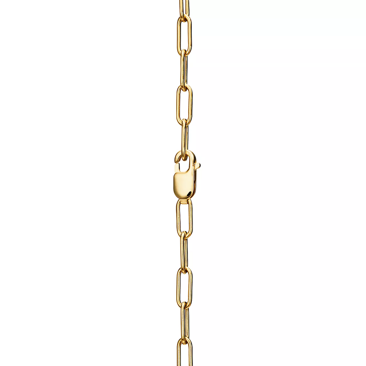 [Resenara Jewelry]LOCK NECKLACE MEDIUM PENDANT GOLD PAVED DIAMONDS