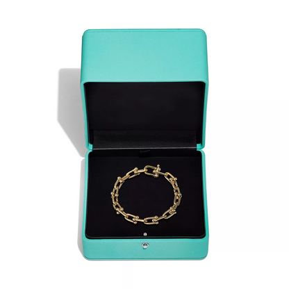 [Resenara Jewelry]HARDWEAR MEDIUM LINK 20 MOTIF GOLD BRACELET