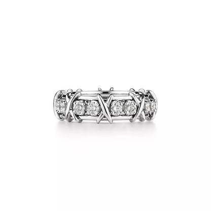 [Resenara Jewelry]SIXTEEN STONE SILVER RING