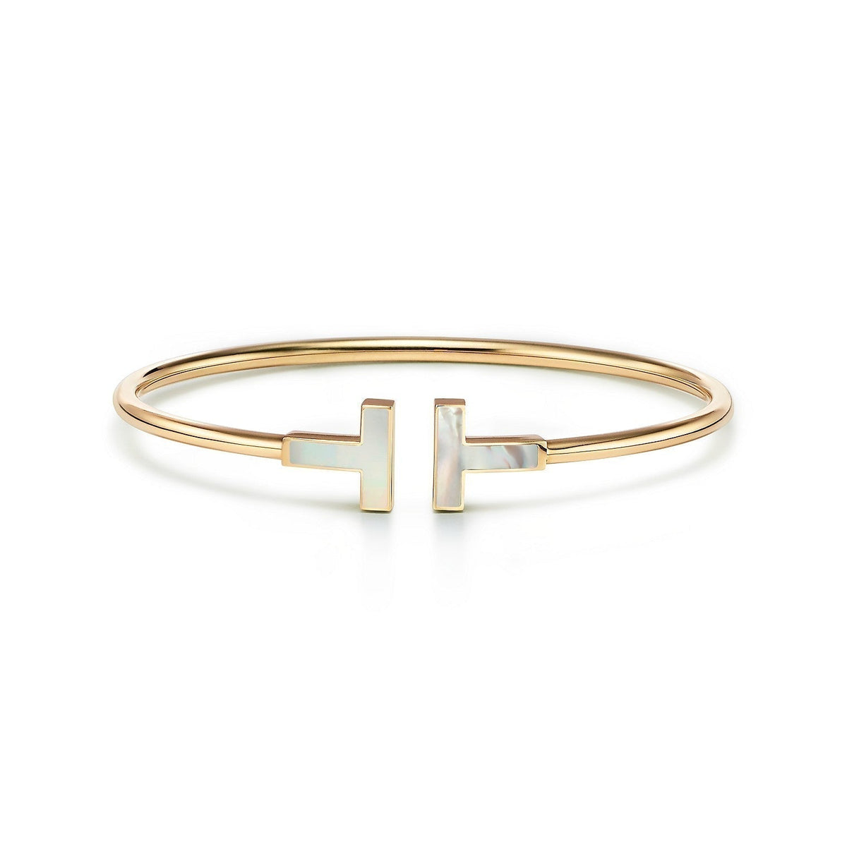[Resenara Jewelry]T BRACELET 1.8MM MOP PINK GOLD
