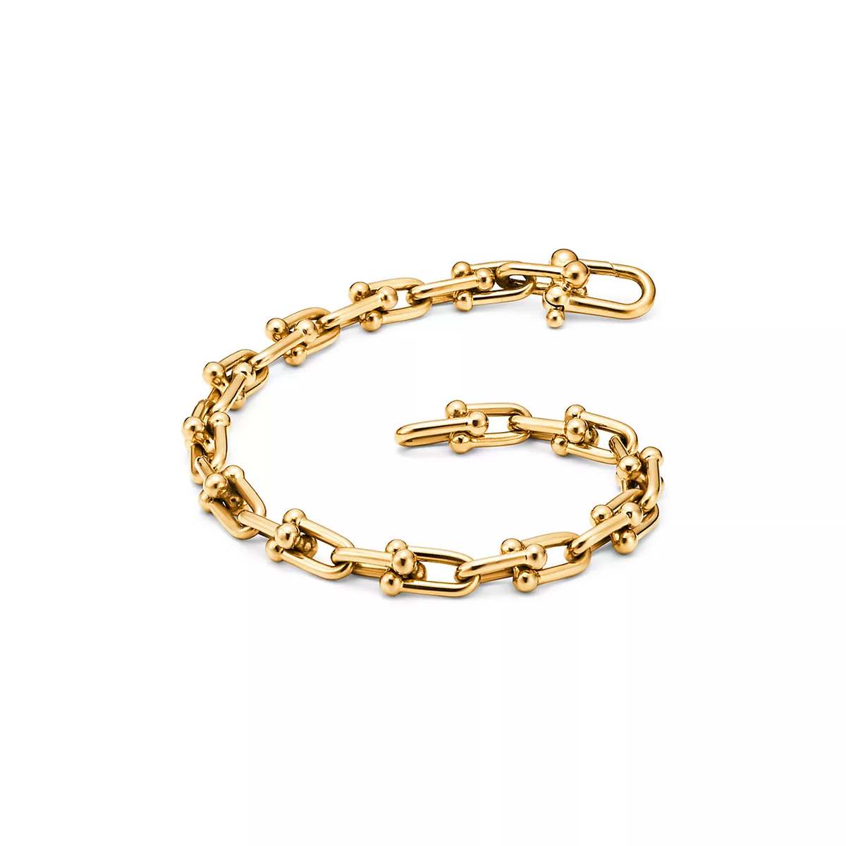 [Resenara Jewelry]HARDWEAR SMALL LINK 26 MOTIF GOLD BRACELET