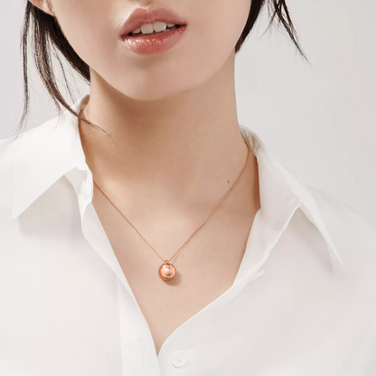 [Resenara Jewelry]BALL PENDANT 12.75MM NECKLACE