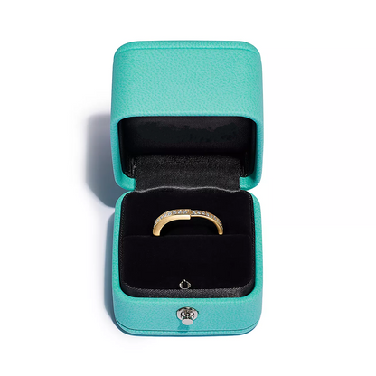 [Resenara Jewelry]LOCK RING GOLD DIAMOND PAVED