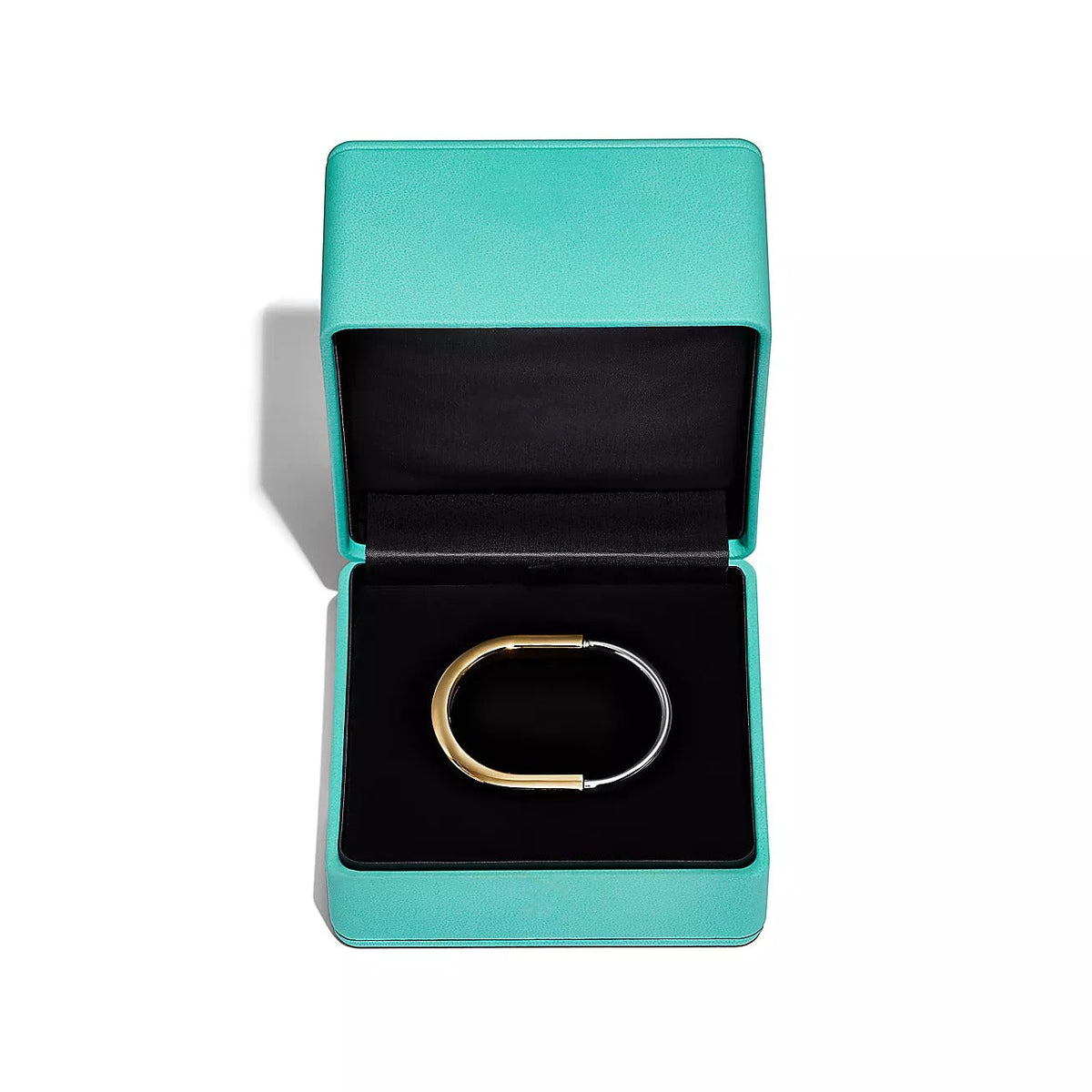 [Resenara Jewelry]LOCK BRACELET YELLOW AND WHITE GOLD