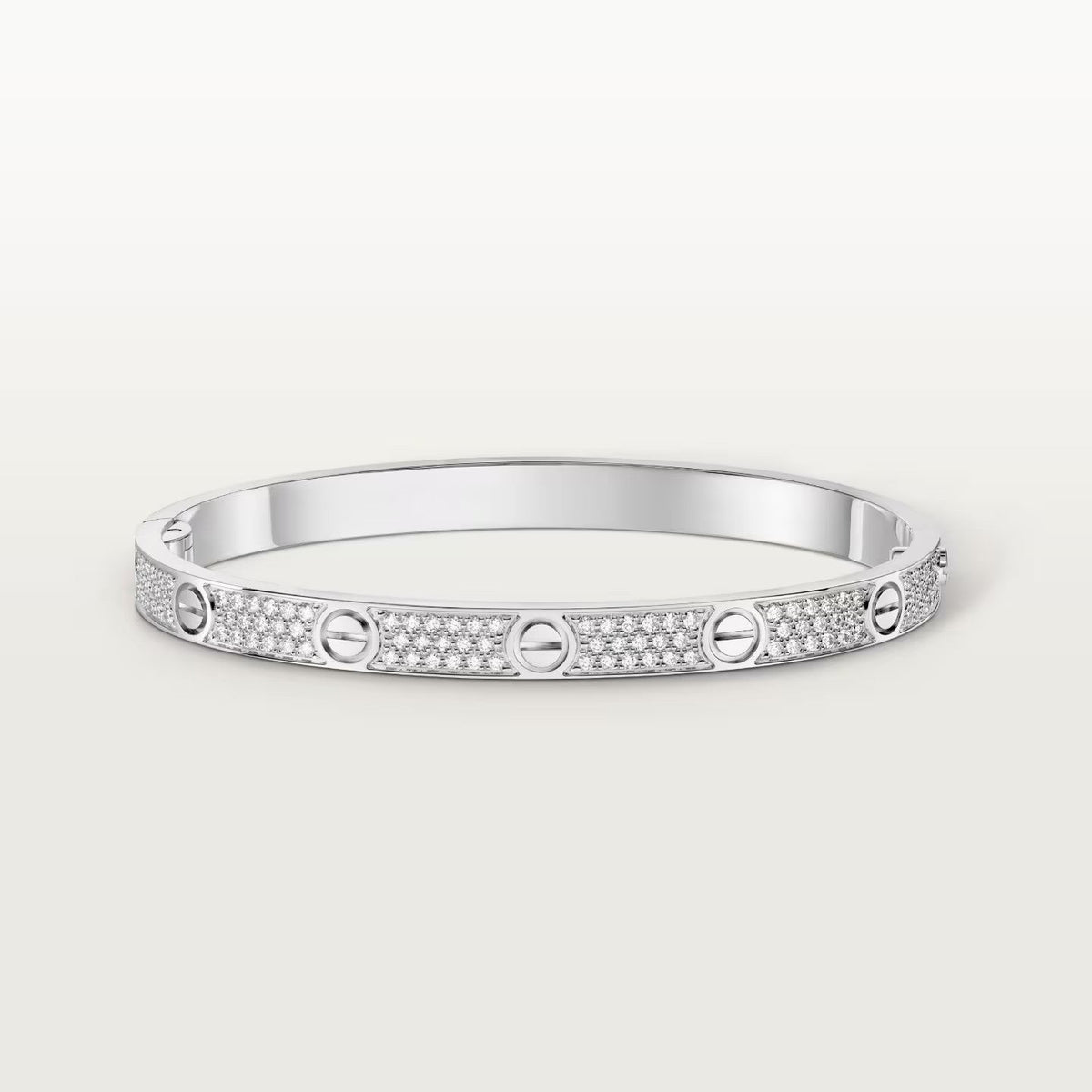 [Renovia Jewelry]LOVE BRACELET 4.8MM DIAMOND-PAVED