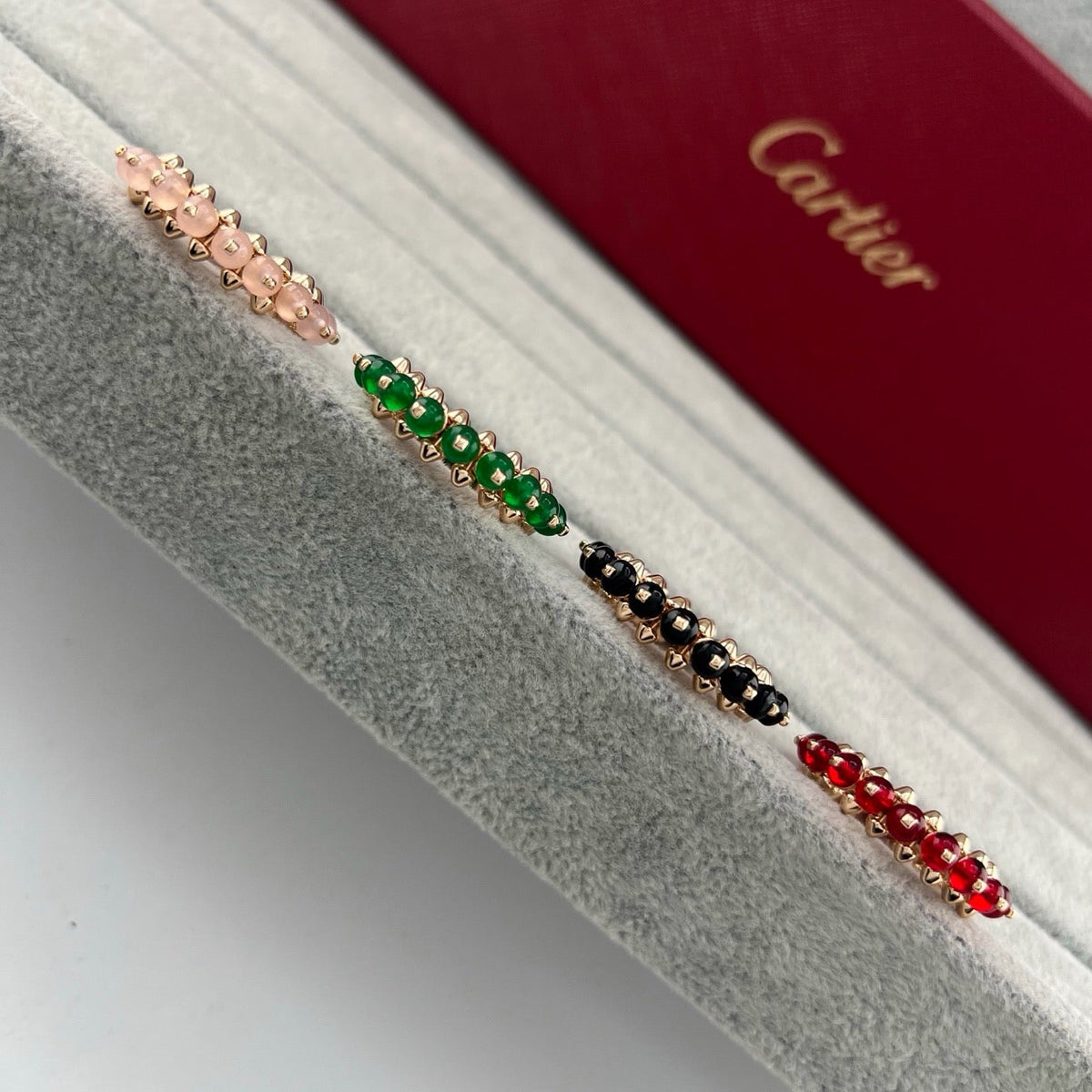 [Renovia Jewelry]CLASH 7.9MM AGATE CHALCEDONY RING