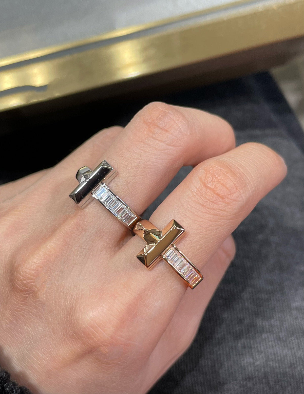 [Resenara Jewelry]T1 WIDE 4.5MM DIAMOND RING