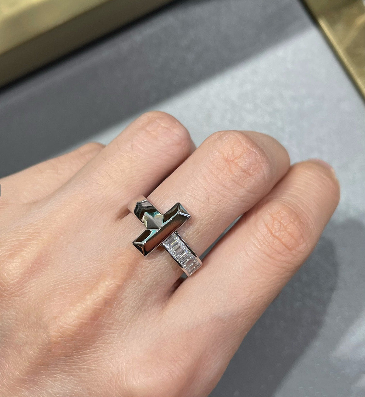 [Resenara Jewelry]T1 WIDE 4.5MM DIAMOND RING