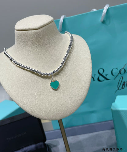 [Resenara Jewelry]RETURN TO TIF SILVER BEAD NECKLACE