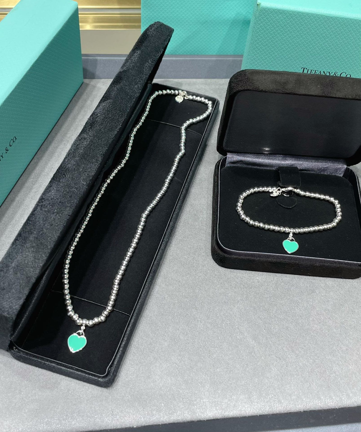 [Resenara Jewelry]RETURN TO TIF SILVER BEAD NECKLACE