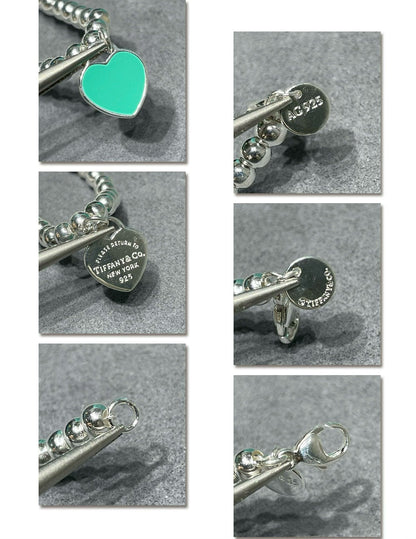 [Resenara Jewelry]RETURN TO TIF SILVER BEAD NECKLACE