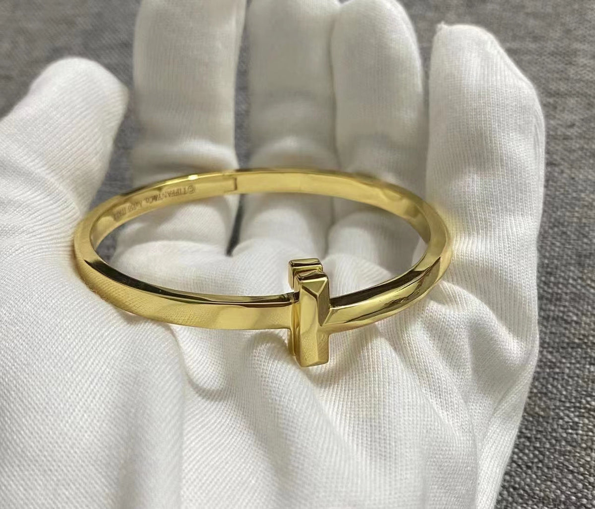 [Resenara Jewelry]T1 WIDE HINGED BANGLE BRACELET